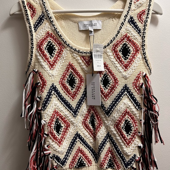 NWT “DEREK LAM” COWGIRL TOP/SIZE M/HANDMADE DESIGN/UNIQUE/MULTICOLOR - Picture 6 of 11